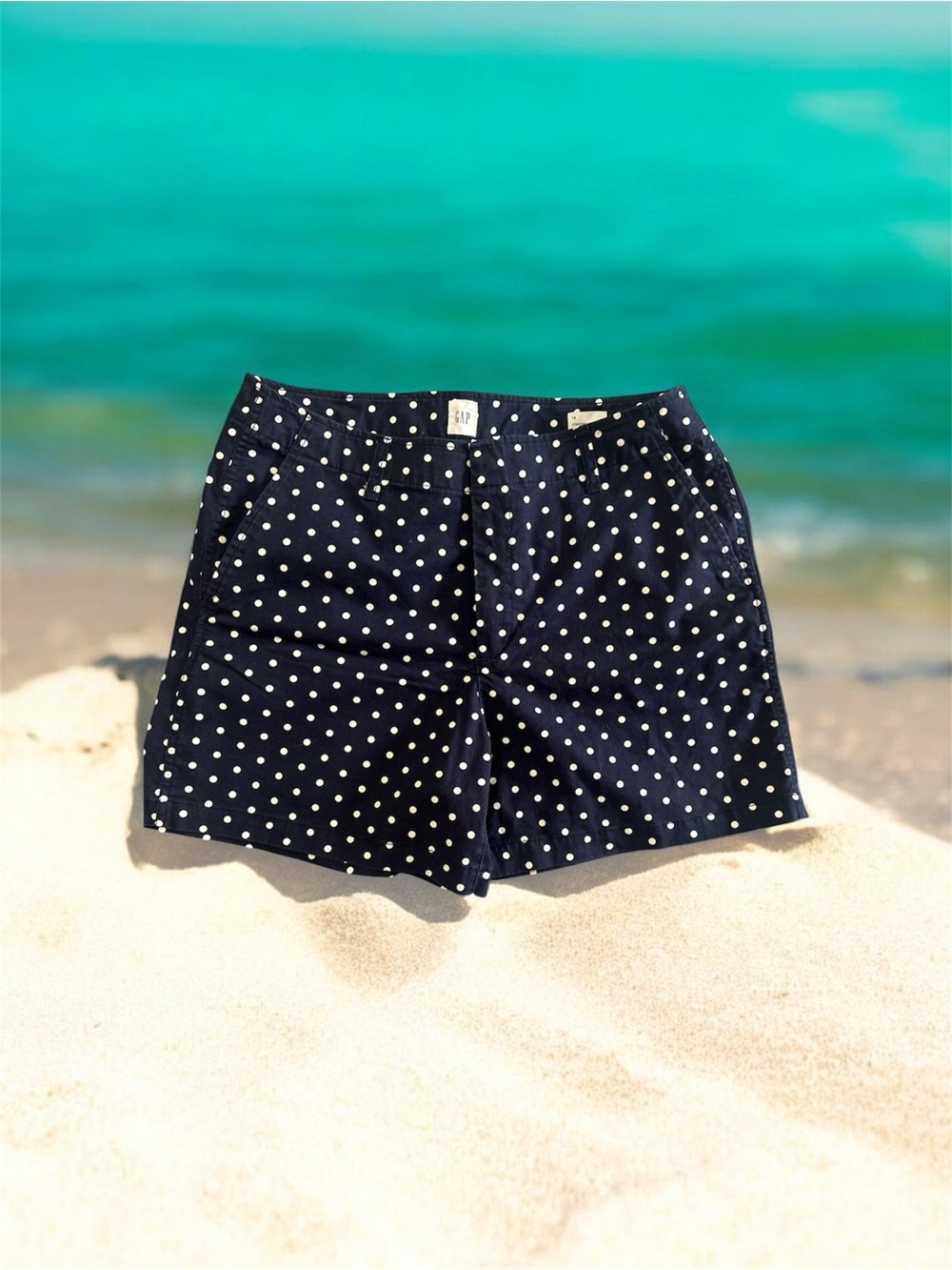GAP Navy Blue Polka Dot Women's Shorts